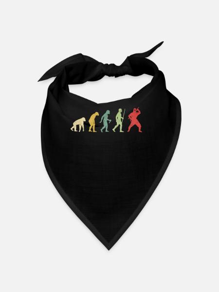 Ninja Pose Evolution - Bandana - Schwarz - Vorne