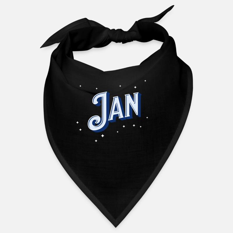 Jan name personalized Bandana