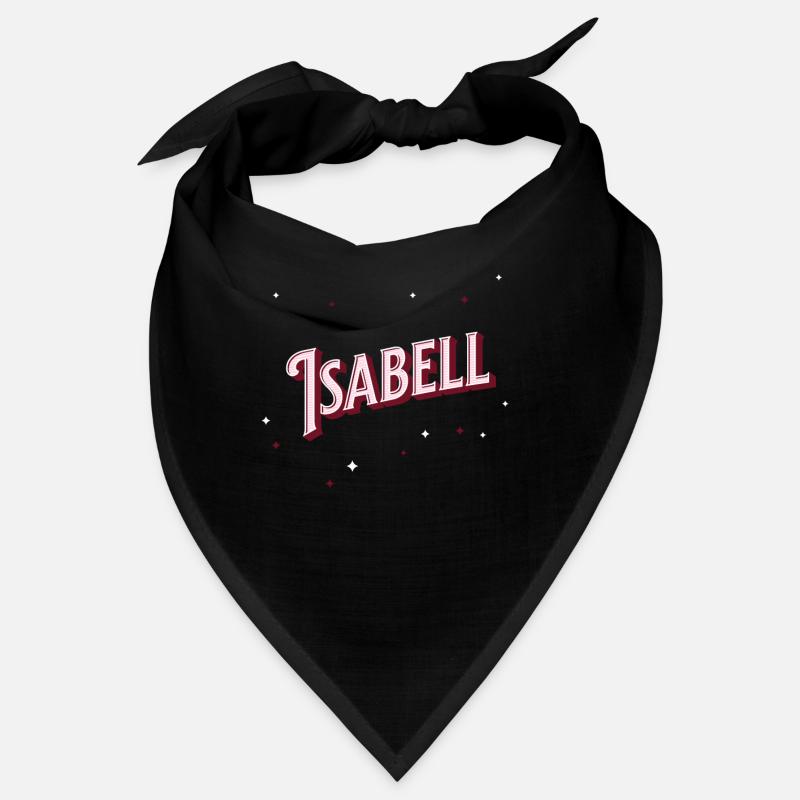 Isabell's name personalized Bandana
