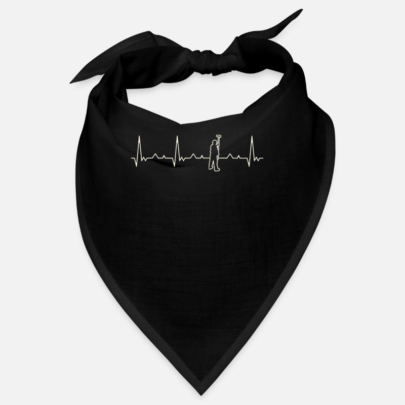 Painter. Heart. Love. EKG. Pulse. Beat. Bandana