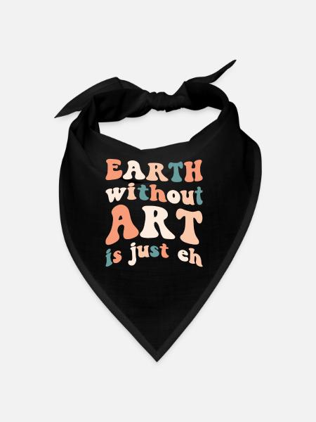 Professeur d’art Drôle de dicteur Cours d’art Cours d’art - Bandana - noir