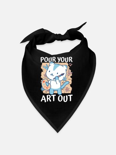 Professeur d’art Drôle de dicteur Cours d’art Cours d’art - Bandana - noir