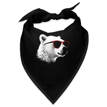 Eisbär Kühle Sonnenbrille - Bandana - Schwarz - Vorne