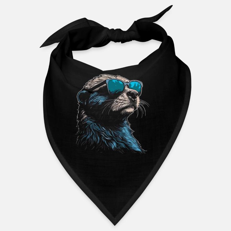 Otter Sonnenbrille - Bandana - Schwarz