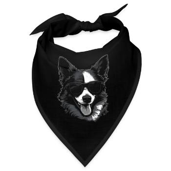 CONGY Kühle Sonnenbrille - Bandana - Schwarz - Vorne