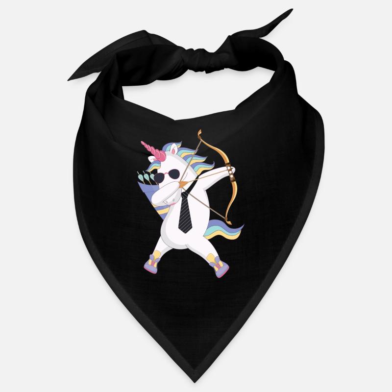 Tamponner la licorne avec un cadeau arc et flèche Bandana