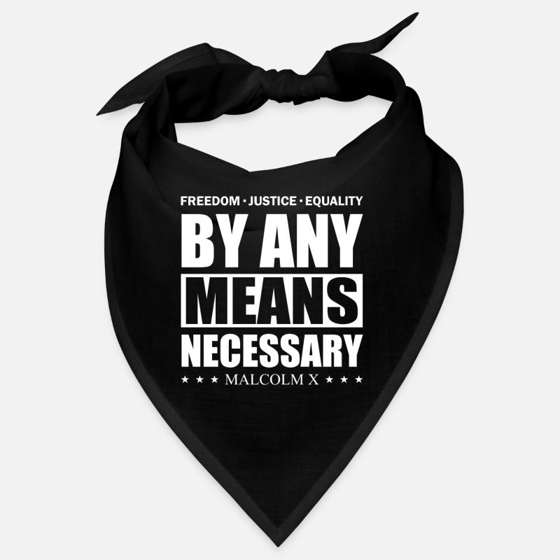 By Any Means Necessary Malcom X Freedom Geschenk Bandana
