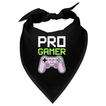 Pro Gamer Spruch Bester - Bandana - Schwarz - Vorne