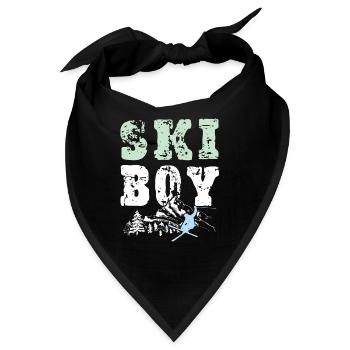 Ski Boy - Bandana - Schwarz - Vorne