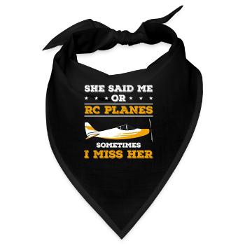 RC-Flugzeug RC-Flugzeug - Bandana - Schwarz - Vorne
