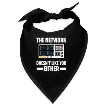 Netzwerkadministrator Systemadministrator Netzwerk - Bandana - Schwarz - Vorne