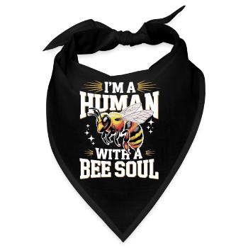 Honigbiene Imker Bienen Biene - Bandana - Schwarz - Vorne