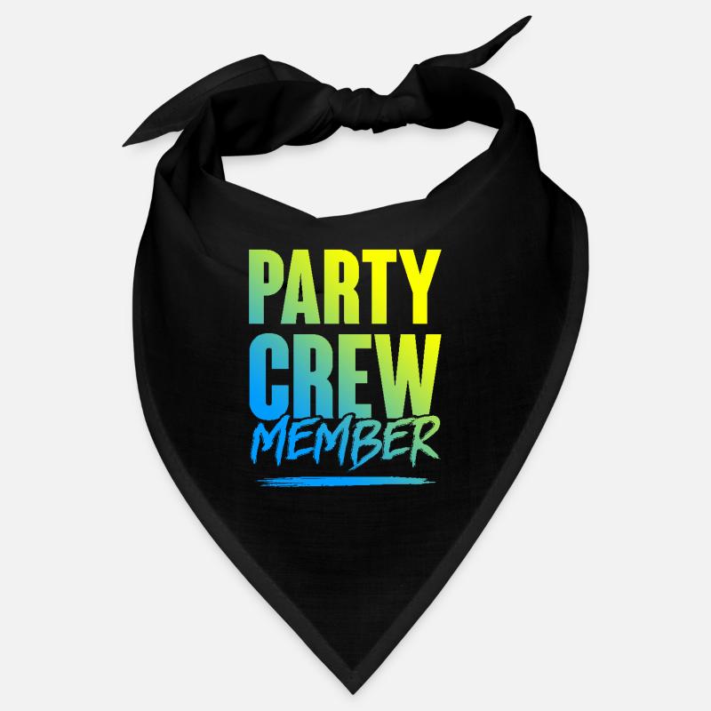 Party Crew - Bandana - Schwarz