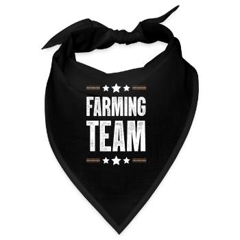 Farming Team - Bandana - Schwarz - Vorne