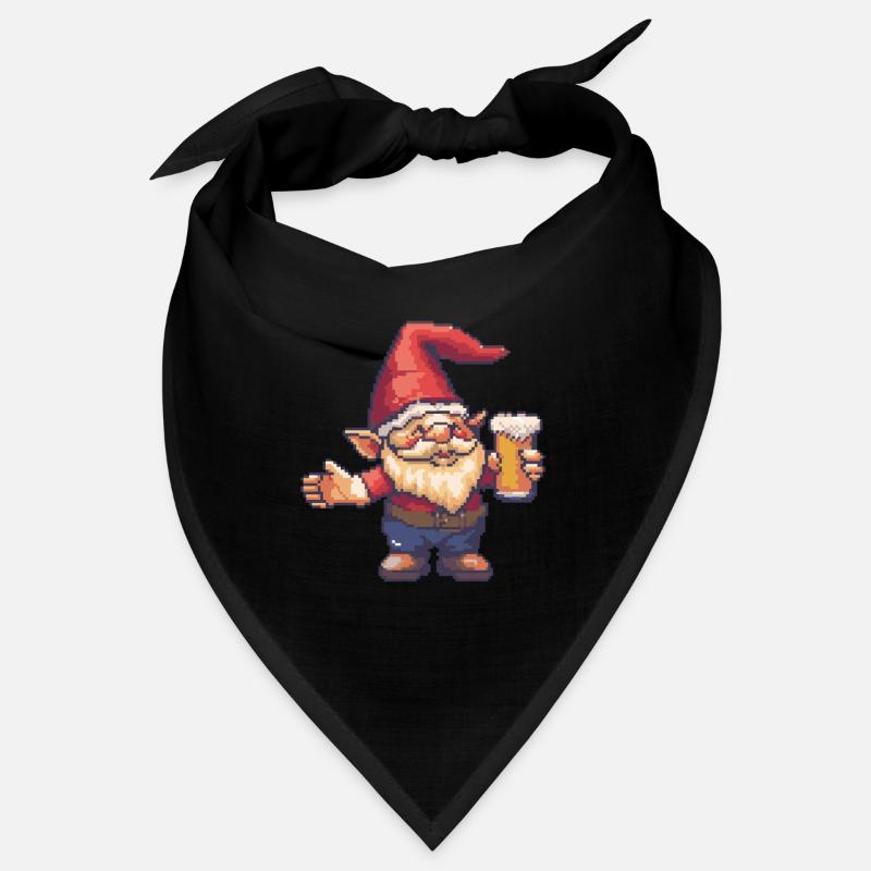Nain de jardin Pixel Bière Bandana