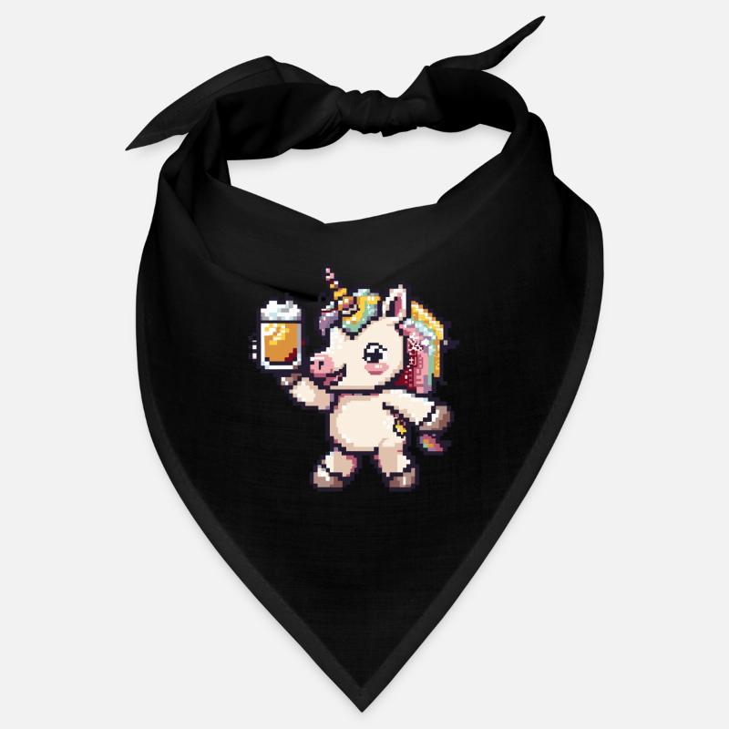 Einhorn Pixel Bier Bandana