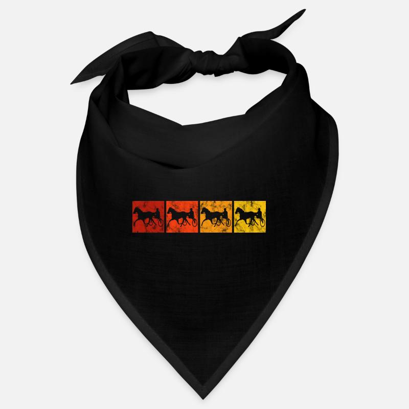 Trotteur trotter dans un style rétro ou vintage Bandana