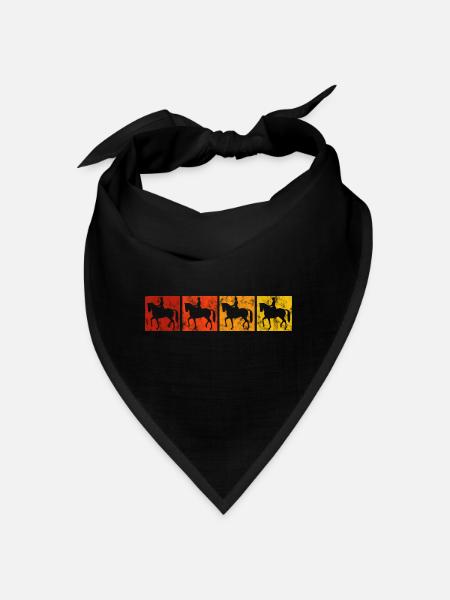 Dressage Cavalier de dressage Cheval d’équitation - Bandana - noir