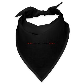 Junggesellenabschied herzchen - Bandana - Schwarz - Vorne