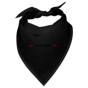 Junggesellinnenabschied herzchen - Bandana - Schwarz - Vorne