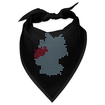 Nordrhein-Westfalen - Bandana - Schwarz - Vorne