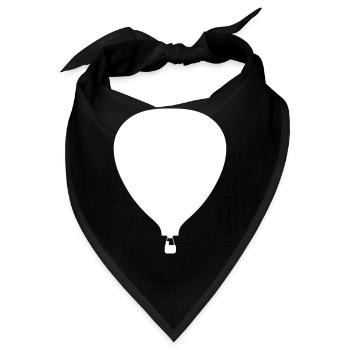 Heissluftballon - Bandana - Schwarz - Vorne