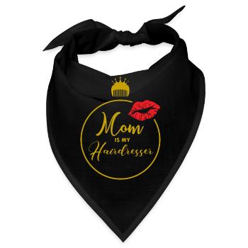 Haarschnitt von mama - Bandana - Schwarz - Vorne