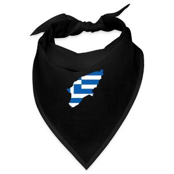 Rhodos - Bandana - Schwarz - Vorne
