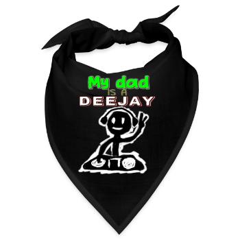 Ref.: MYDAD-DEEJAY - Bandana - Schwarz - Vorne