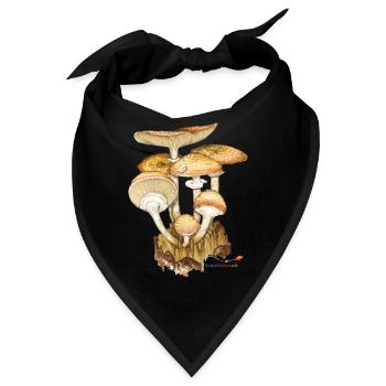Hallimasch - Bandana - Schwarz - Vorne