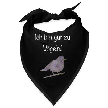 Ich bin gut zu vögeln! - Bandana - Schwarz - Vorne