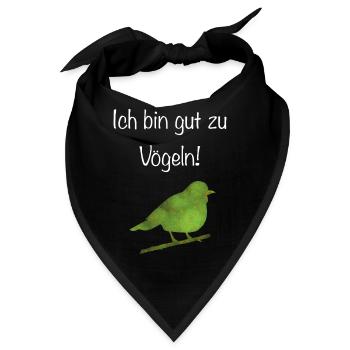 Ich bin gut zu vögeln! - Bandana - Schwarz - Vorne