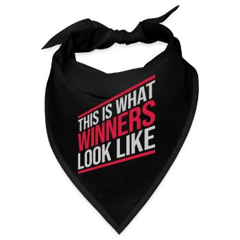 What Winners Look Like - Bandana - Schwarz - Vorne