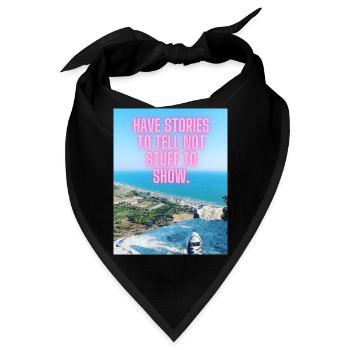 1 Travel - Bandana - Schwarz - Vorne