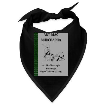 Art Mac Murrough Kavanagh - Bandana - Schwarz - Vorne