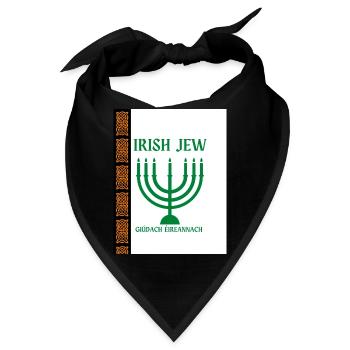 Irischer Jude - Bandana - Schwarz - Vorne