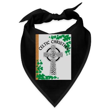 Keltische Christen - Bandana - Schwarz - Vorne