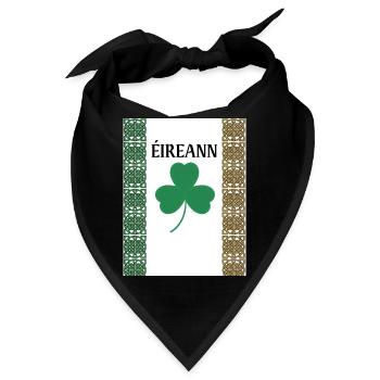Irland - Bandana - Schwarz - Vorne