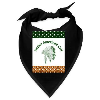 Ureinwohner Amerikas Kelten - Bandana - Schwarz - Vorne