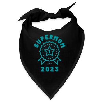 SUPERMOM 2023 - Bandana - Schwarz - Vorne