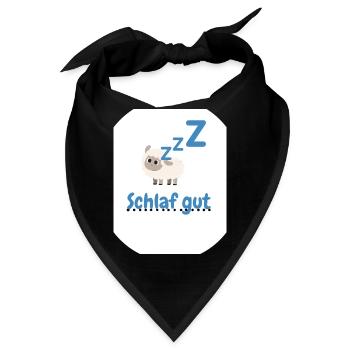 Schaf gut - Bandana - Schwarz - Vorne