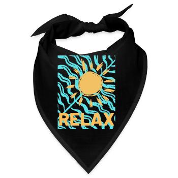 relax - Bandana - Schwarz - Vorne