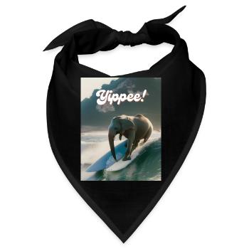 Hurra! - Bandana - Schwarz - Vorne