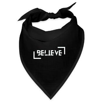 Belive - Bandana - Schwarz - Vorne