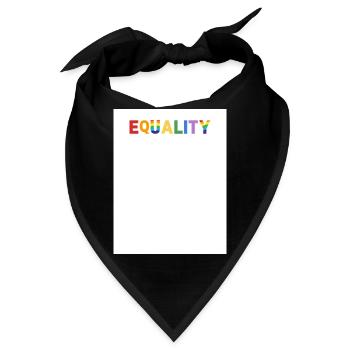 Equality - Bandana - Schwarz - Vorne