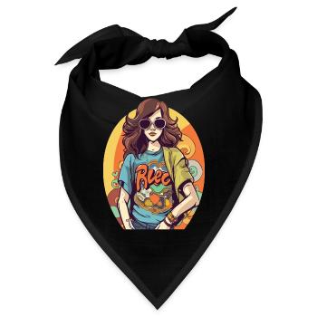Helen Hippie - Bandana - Schwarz - Vorne