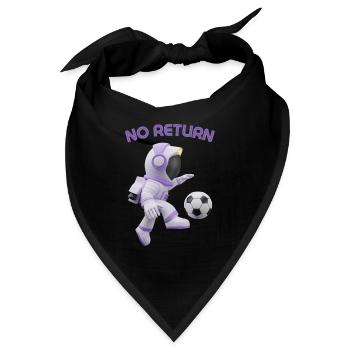 No Return - Bandana - Schwarz - Vorne