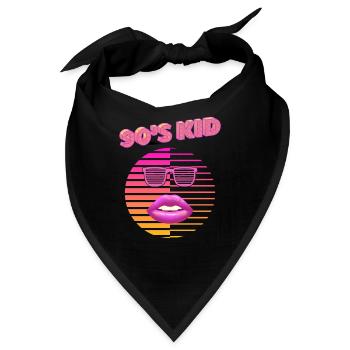 90´s KID - Bandana - Schwarz - Vorne
