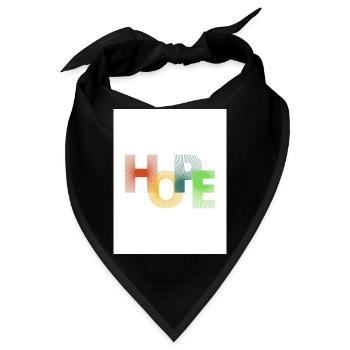 Hope Hoffnung - Bandana - Schwarz - Vorne