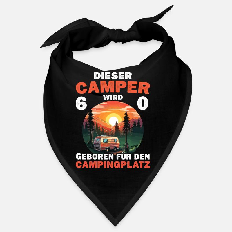 60 Geburtstag Camping Campen Wohnmobil Spruch Bandana
